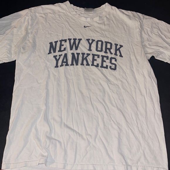 Nike Other - Vintage Nike center swoosh check New York Yankees shirt
